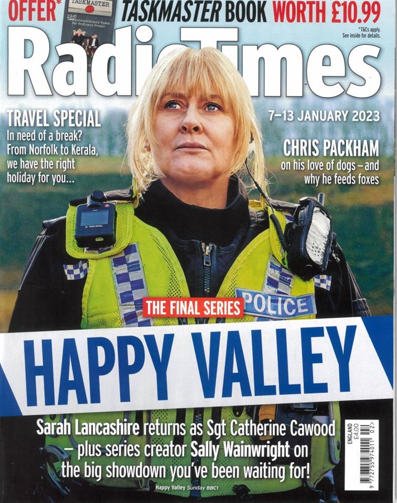 RADIOTIMES magazine side cover 7 January 2023